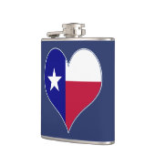 Flasques I Love Texas Flag Heart (Gauche)