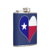 Flasques I Love Texas Flag Heart (Droite)