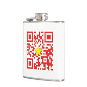 Flasques I Love Vietnam (Tôi Yêu Viêt Nam) Drapeau QR Code (Gauche)