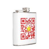 Flasques I Love Vietnam (Tôi Yêu Viêt Nam) Drapeau QR Code (Droite)