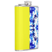 Flasques Ice Blue Snowboard Sky Yellow Snowboard Sport (Droite)