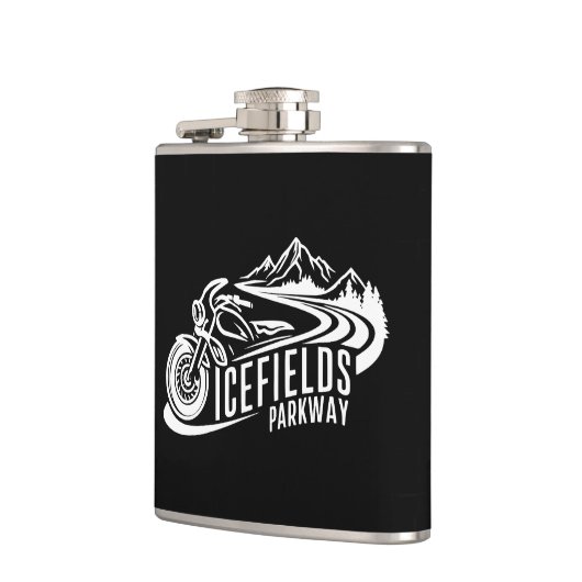 Flasques Icefields Parcours Alberta Canada Motorcycle (Gauche)