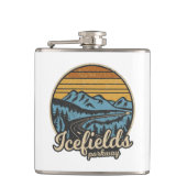 Flasques Icefields Parcours Alberta Canada Retro (Devant)