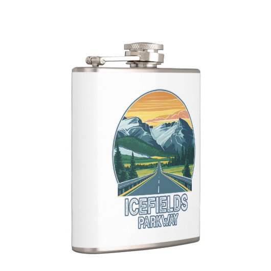 Flasques Icefields Parcours Alberta Canada Vista (Droite)