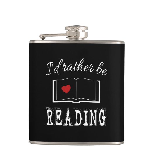 Flasques I'd rather be reading (Devant)