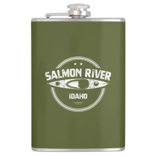 Flasques Idaho, rivière saumon