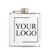 Flasques Idée personnalisée du Mariage Ajouter un logo (Devant)