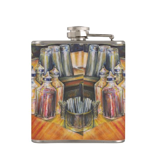 Flasques Idéographie de Lumière dorée (Dos)