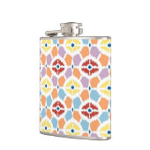 Flasques Ikat coloré de diamants géométrique (Gauche)