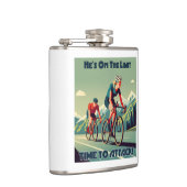 Flasques Il est sur le point d'attaquer le cyclisme féminin (Droite)