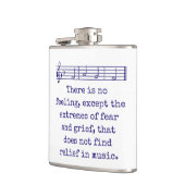 Flasques Il N'Y A Pas De Sentiment - Citation Musique (Gauche)