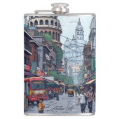 Flasques Illustration Ai de Calcutta, Inde (Devant)