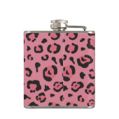 Flasques Illustration d'animal de rose de léopard (Dos)