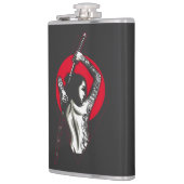 Flasques Illustration de fille Samurai (Gauche)