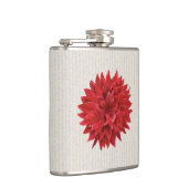 Flasques Illustration de l'aquarelle rouge Dahlia (Droite)