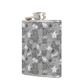 Flasques illustration de motif de griffonnages (Gauche)