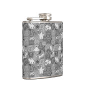 Flasques illustration de motif de griffonnages (Droite)