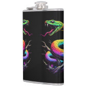 Flasques Illustration de serpent coloré (Gauche)