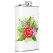 Flasques Illustration des fleurs roses (Droite)