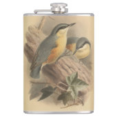 Flasques Illustration vintage de Nuthatch (Devant)