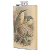 Flasques Illustration vintage de sittelle (Gauche)