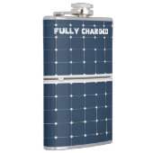 Flasques Image amusante d'un panneau solaire (Droite)