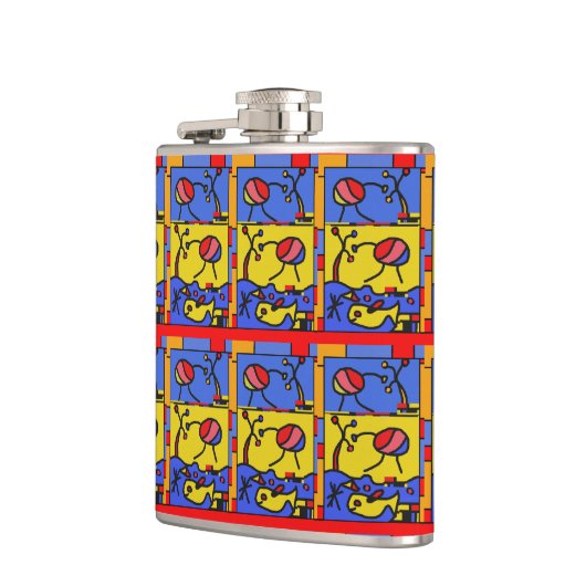 Flasques Image avec art moderne poisson (Gauche)