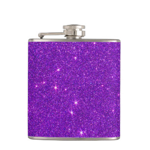 Flasques Image des parties scintillantes mauve-foncé à la