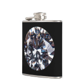 Flasques Image élégante de la gemme de diamant (Gauche)