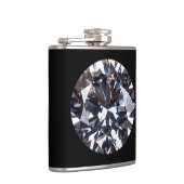 Flasques Image élégante de la gemme de diamant (Droite)