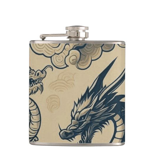 Flasques Imaginaire Dragons antiques (Devant)
