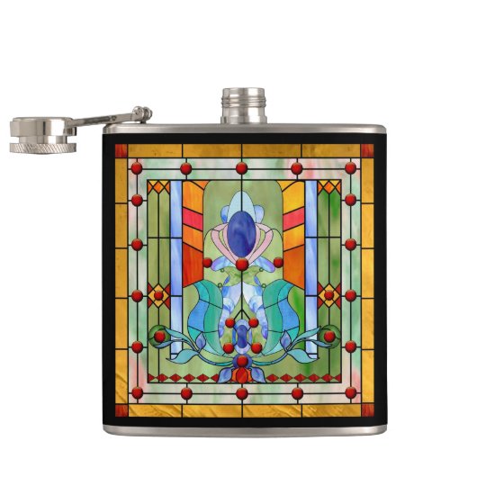 Flasques Imaginaire en verre tendu (Ouvert)