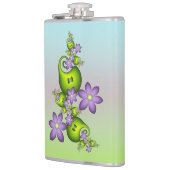 Flasques Imaginaire Floral Fleurs Lilac Formes vertes Fract (Gauche)