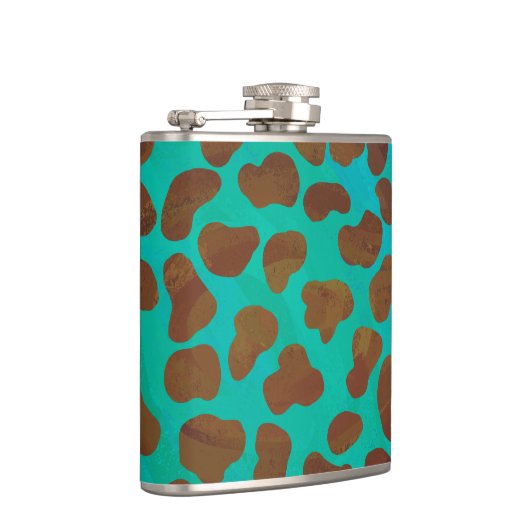 Flasques Impression Brown et Turquoise dalmate (Droite)