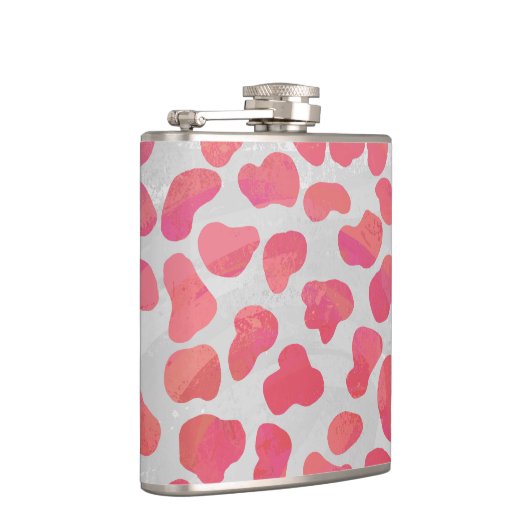 Flasques Impression dalmate rose et blanc (Droite)