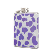 Flasques Impression dalmate violet et blanche (Gauche)