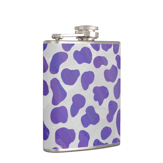 Flasques Impression dalmate violet et blanche (Droite)