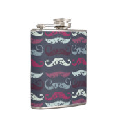 Flasques Impression de moustache rétro en détresse (Droite)