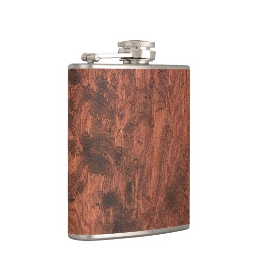 Flasques Impression en bois d'acajou (Droite)