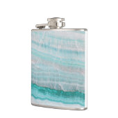 Flasques Impression en pierre de granit turquoise (Gauche)