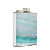 Flasques Impression en pierre de granit turquoise (Droite)