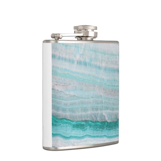 Flasques Impression en pierre de granit turquoise (Droite)