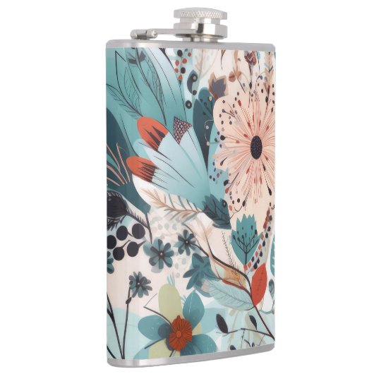 Flasques Impression florale Boho (Droite)