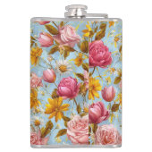 Flasques Impression florale de style antique (Dos)