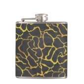 Flasques Impression Giraffe noir et jaune (Devant)