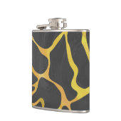 Flasques Impression Giraffe noir et jaune (Gauche)