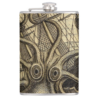 Flasques Impression Kraken Vintage