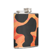 Flasques Impression noire et orange de vache (Droite)