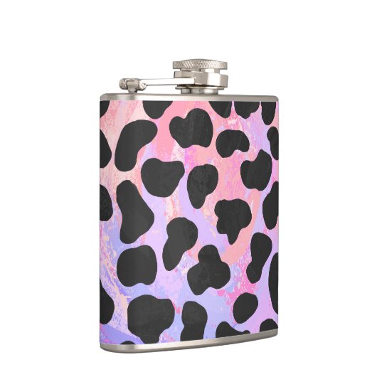 Flasques Impression noire et rose dalmate (Droite)