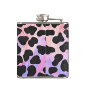 Flasques Impression noire et rose dalmate (Dos)